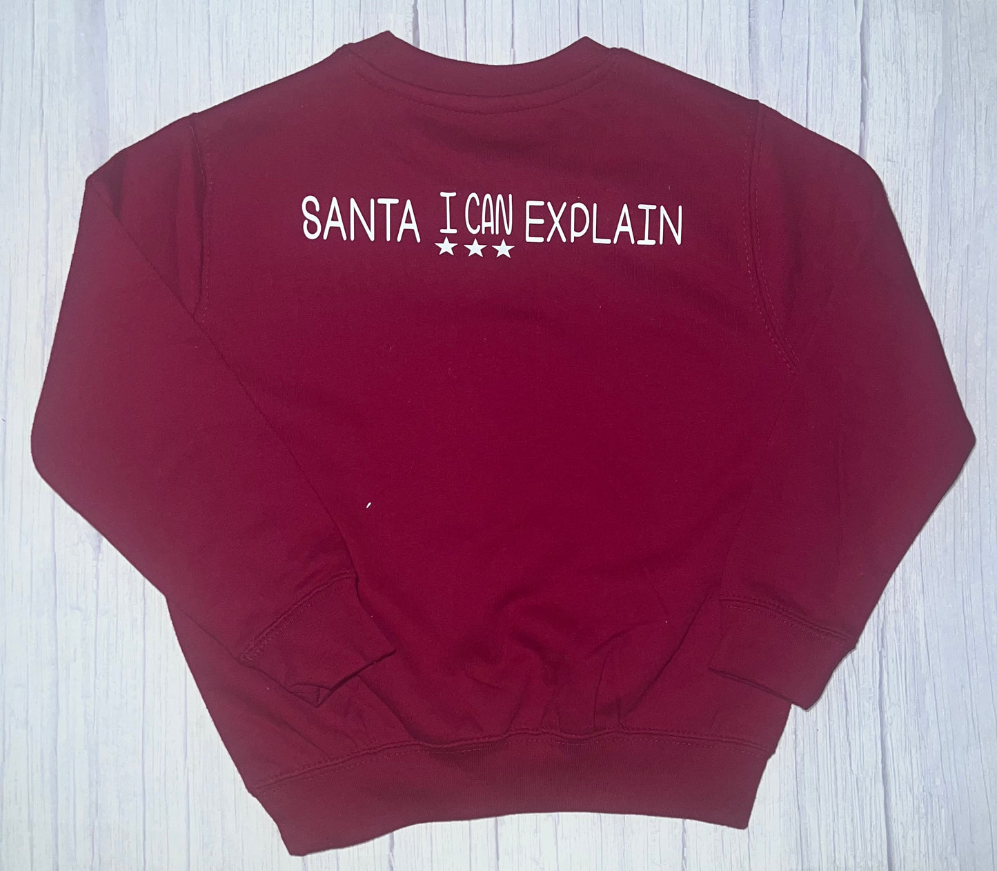Boys Kids Personalised reindeer Sweatshirt