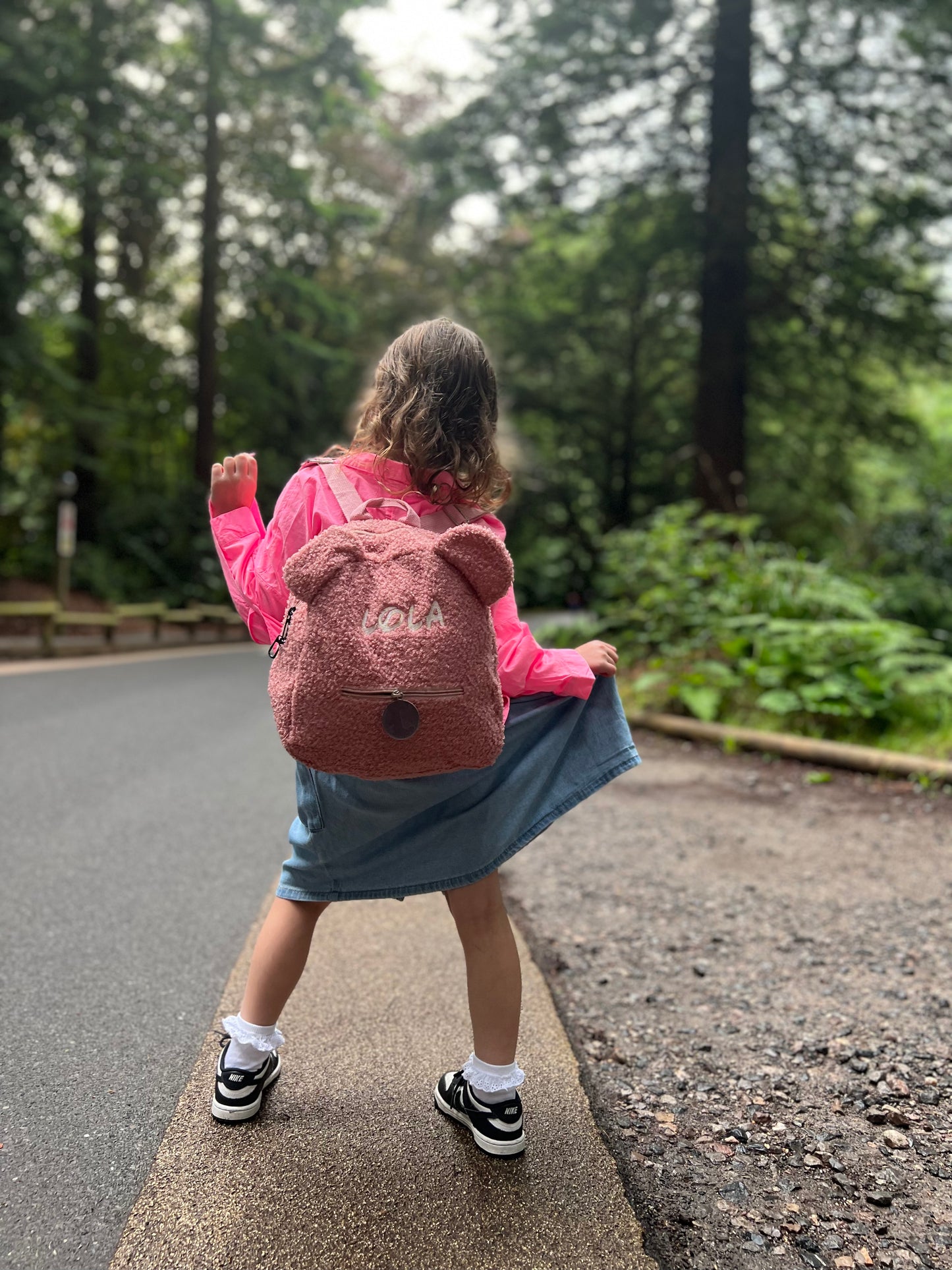 Kids Personalised Teddy Backpack