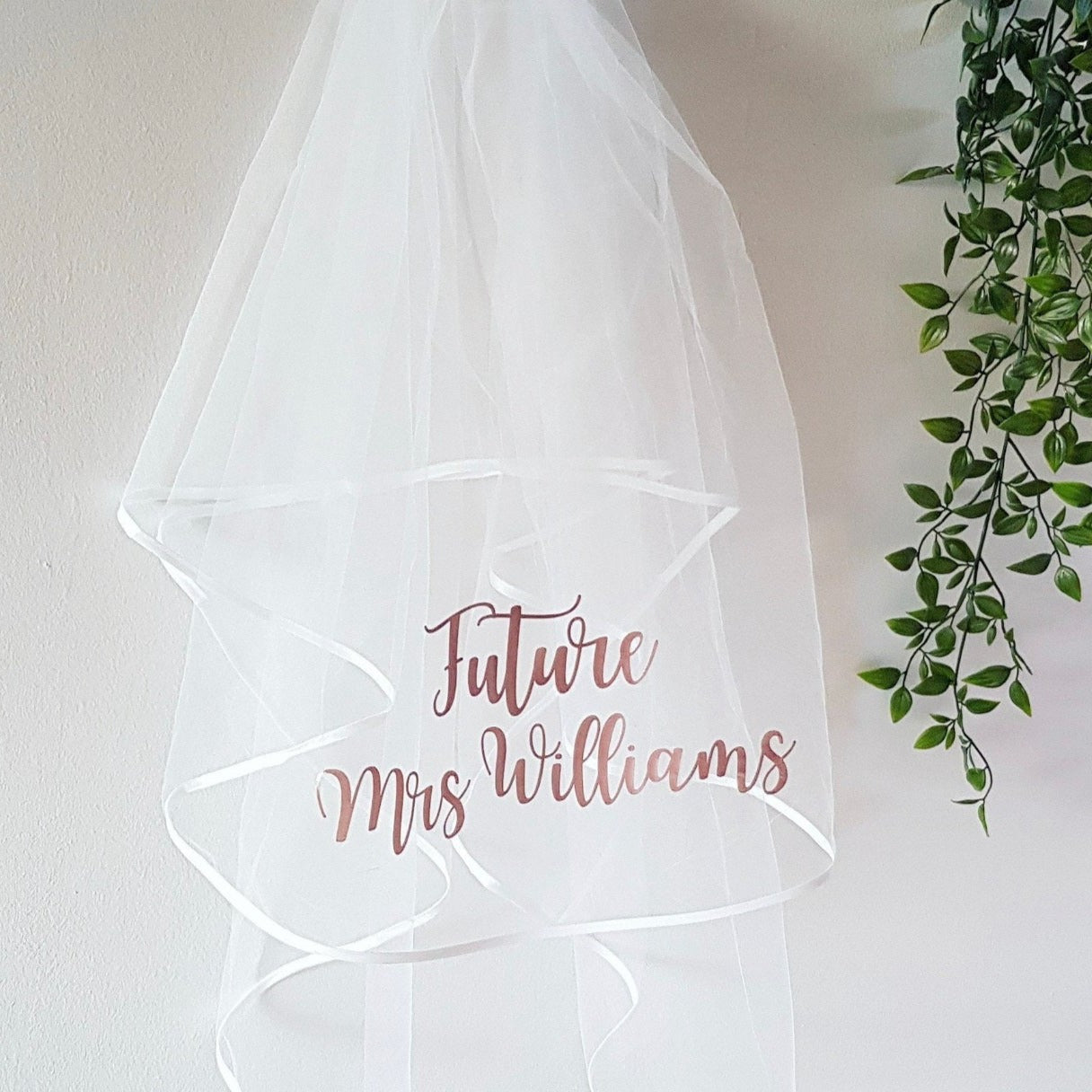 Future Mrs Personalised Hen Party Veil
