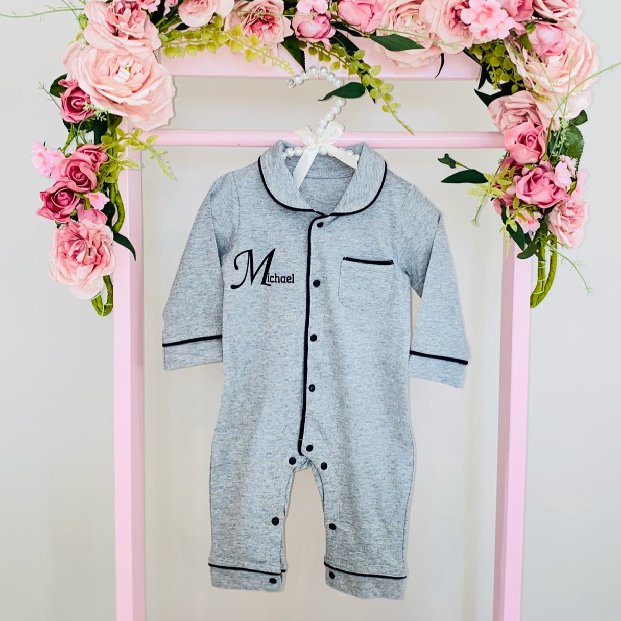 Personalised Baby Sleepsuit